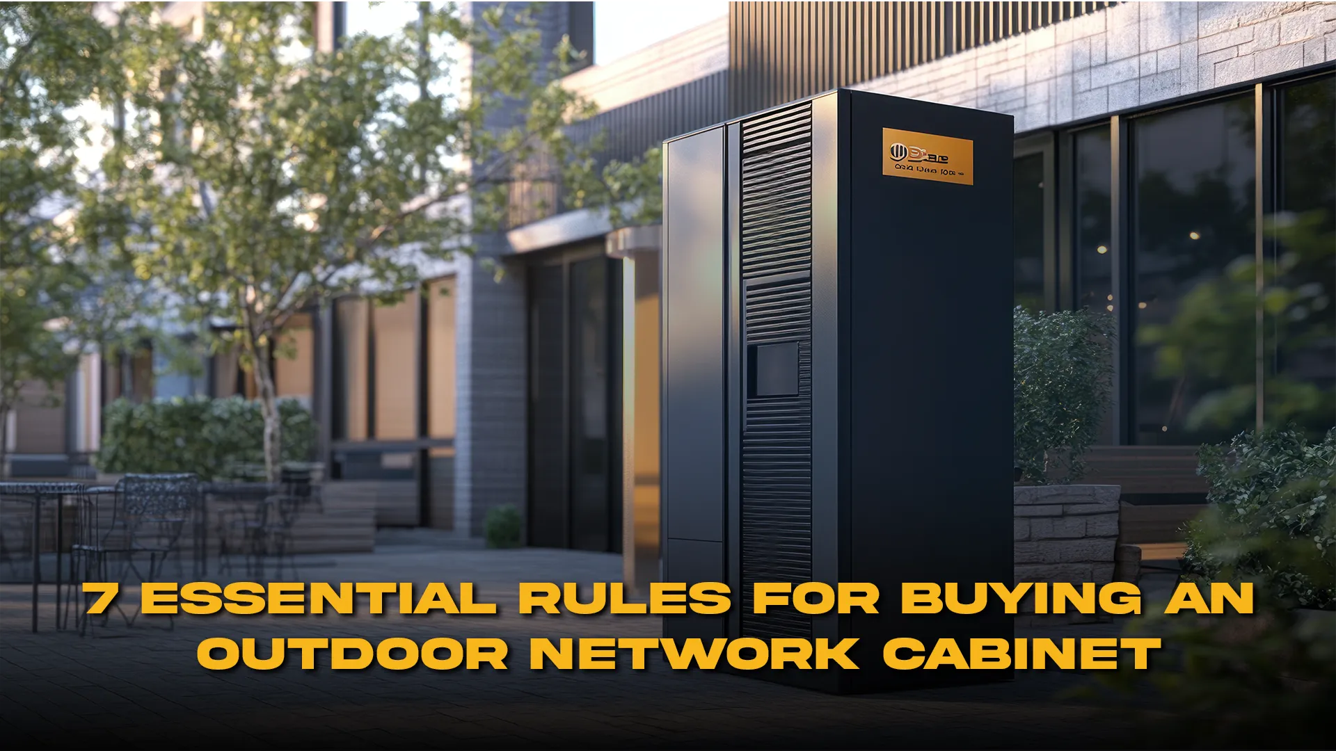 7 Essential Rules for Buying an Outdoor Network Cabinet