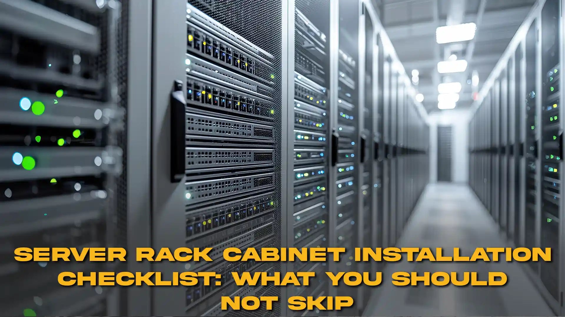 Server Rack Cabinet Installation Checklist: What You Should Not Skip