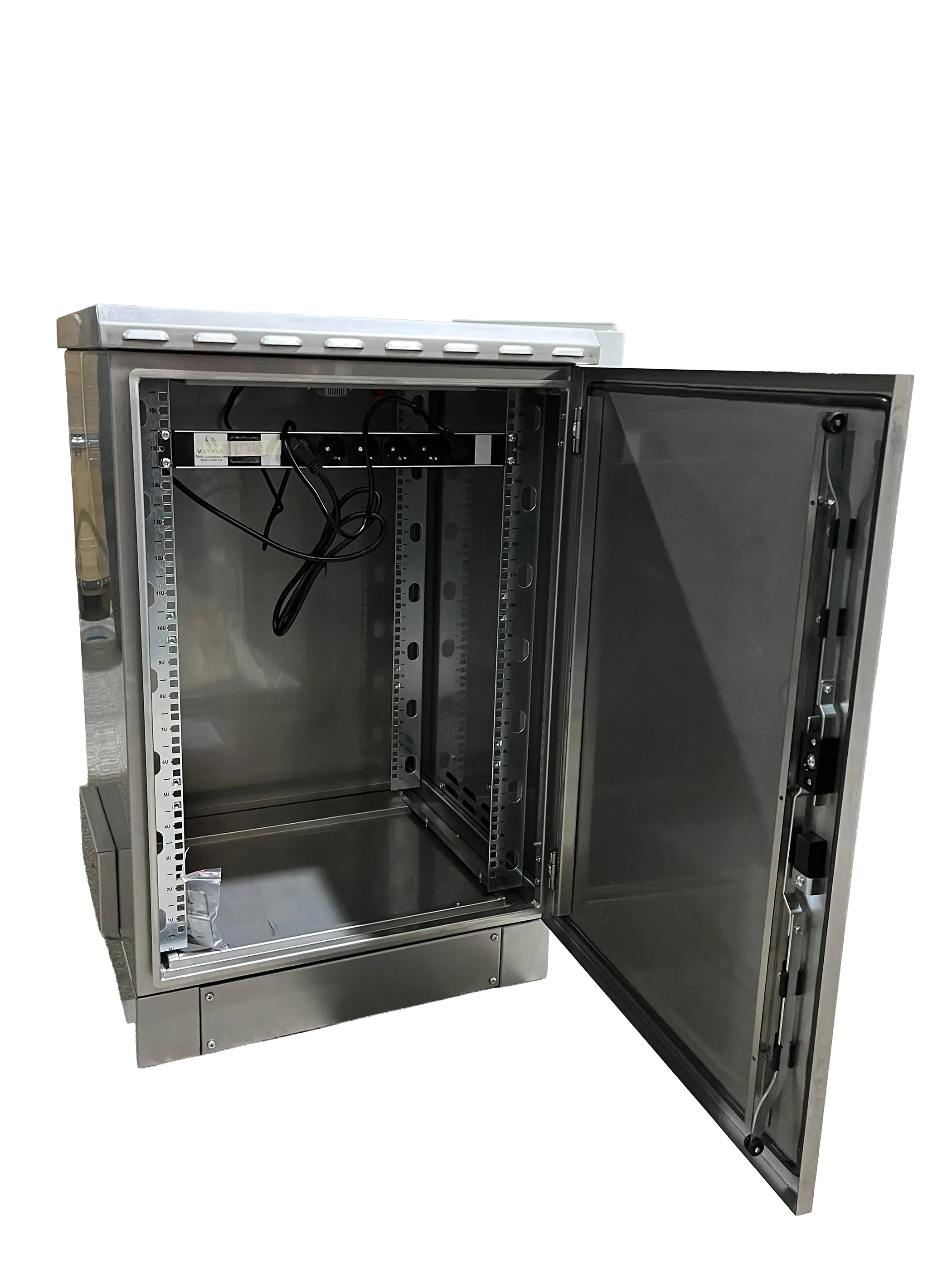 16U Outdoor Network Cabinet Enclosure – IP66 Rated Weatherproof for Telecom, Fiber, and Server Equipment | 600mm x 600mm / 24" x 24" Floor & Wall Mount STV-HC-16U600