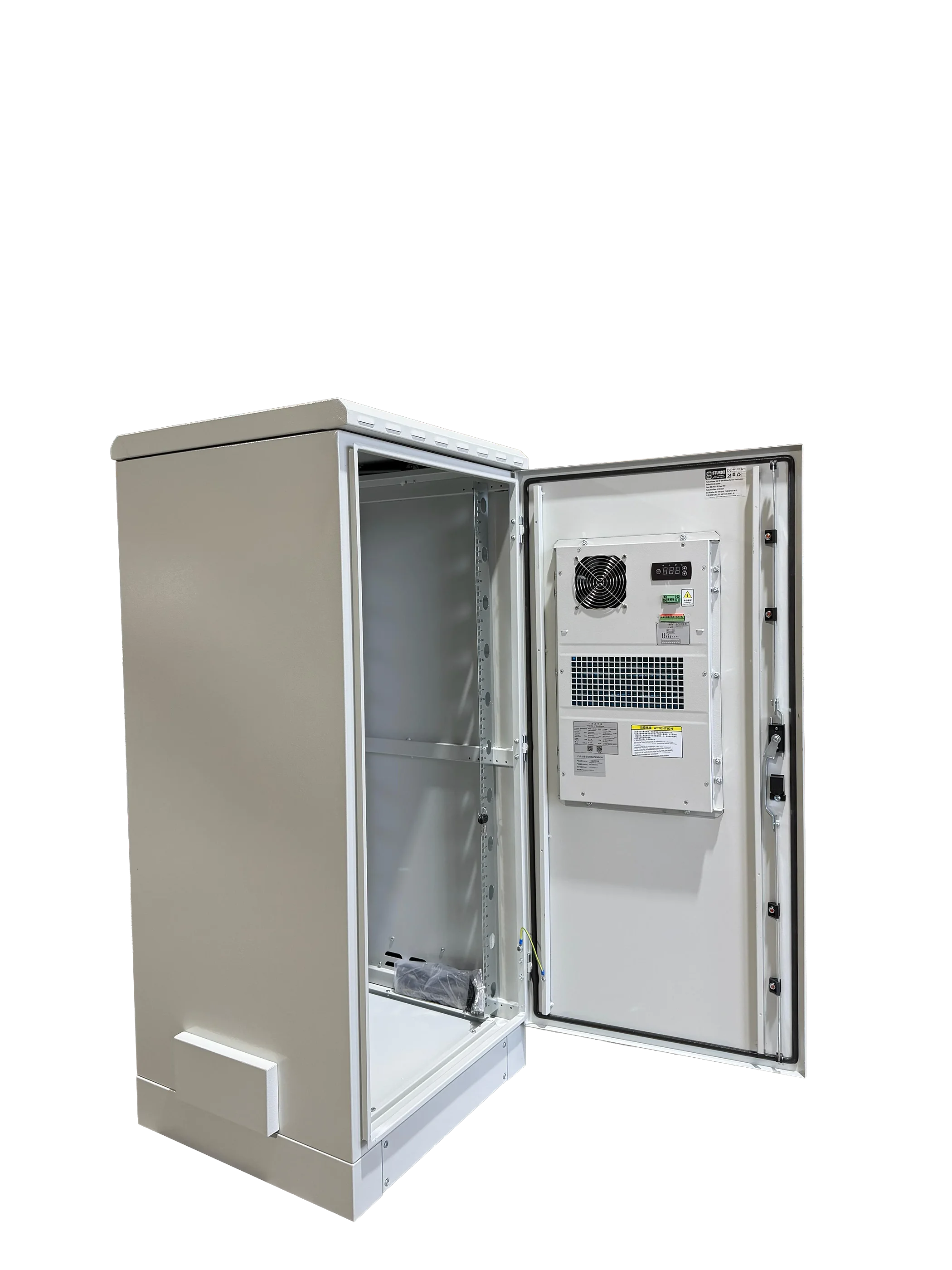 26U Outdoor Weatherproof Network Cabinet Enclosure with 600W Air Conditioning Unit (Cooling Only)