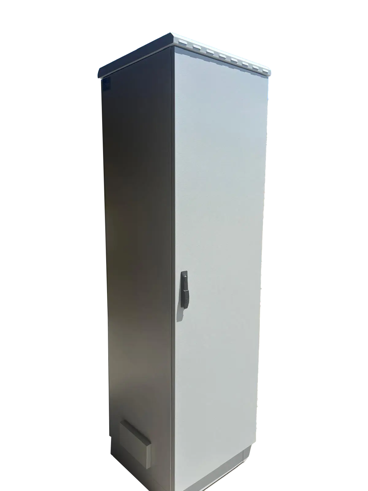 42U outdoor network cabinet engineered with durable and secure weatherproof design.