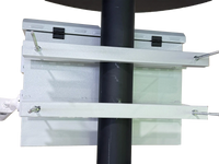 Pole Mount Brackets for 7U250 Outdoor Cabinet