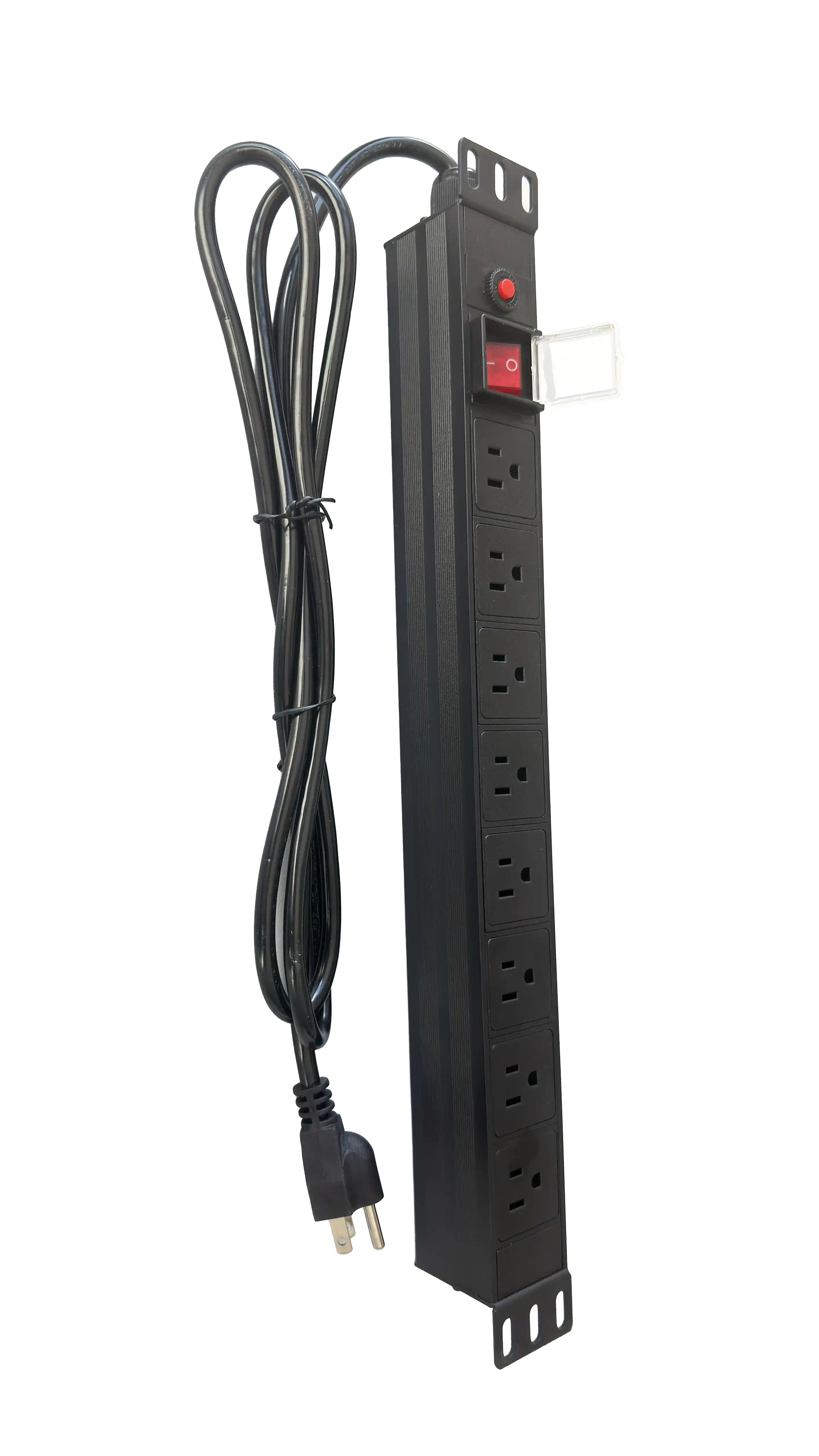 8 Outlet Rackmount PDU with remote control for flexible power management.