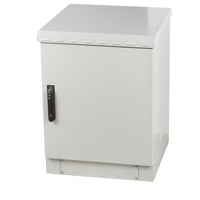 9U600 (24"deep) Outdoor Network Cabinet Enclosure – IP66 Rated Weatherproof for Telecom, Fiber, and Server Equipment | 600mm x 600mm / 24" x 24" Floor, Pole and Wall Mount STV-HC-9U600