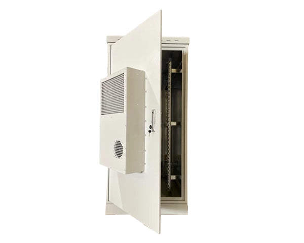 32U 32"x39" Outdoor Weatherproof Network Cabinet Enclosure with 2000W (~2130 BTU) Air Conditioning Unit Cooler, Heater and Dehumidifier, Remote Access
