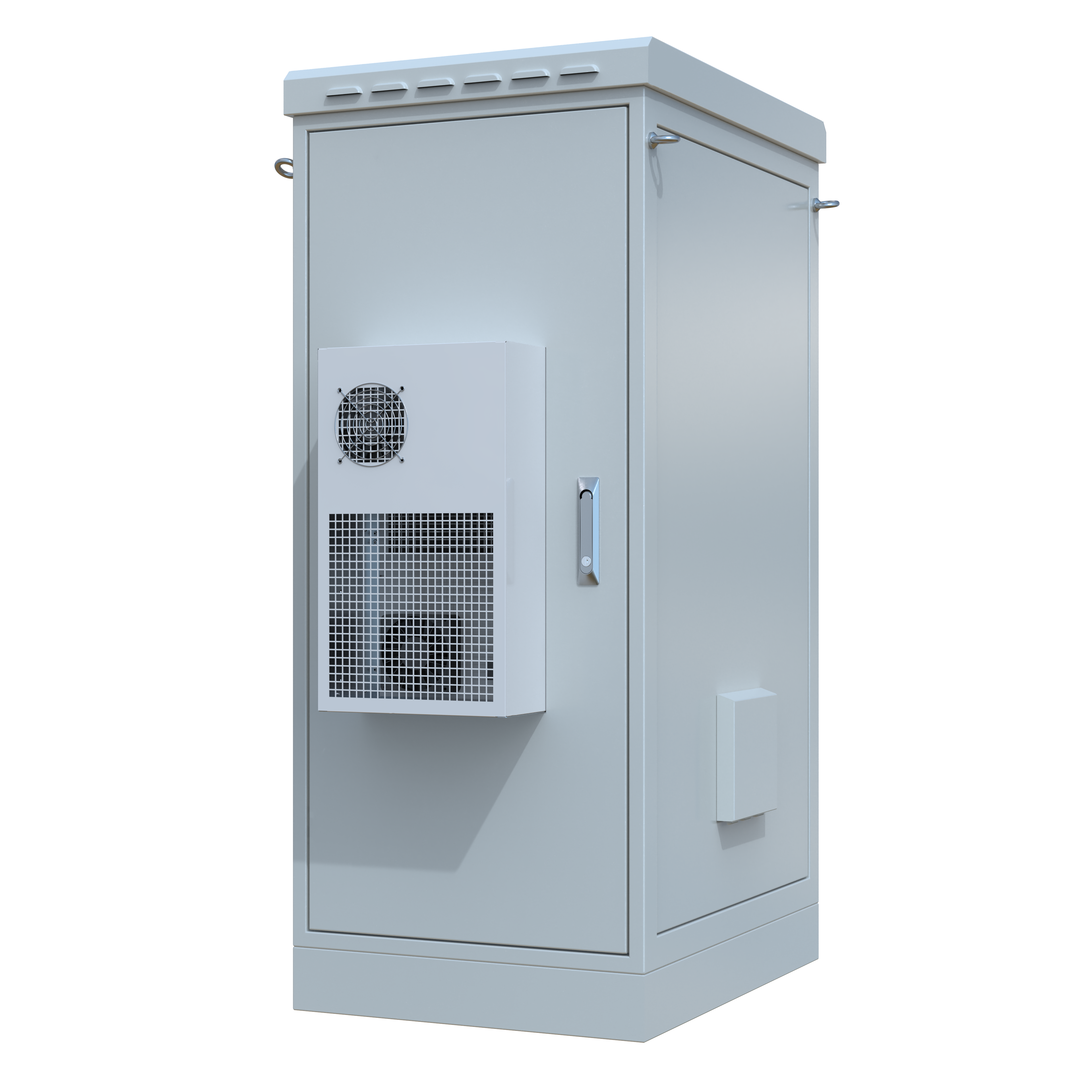 STURDX Climate Series™ 26U IP66 Weatherproof Galvanized Steel Outdoor Network Cabinet with Air Conditioner | 24" × 32" (600 × 800 mm) | 19-Inch Rack Enclosure