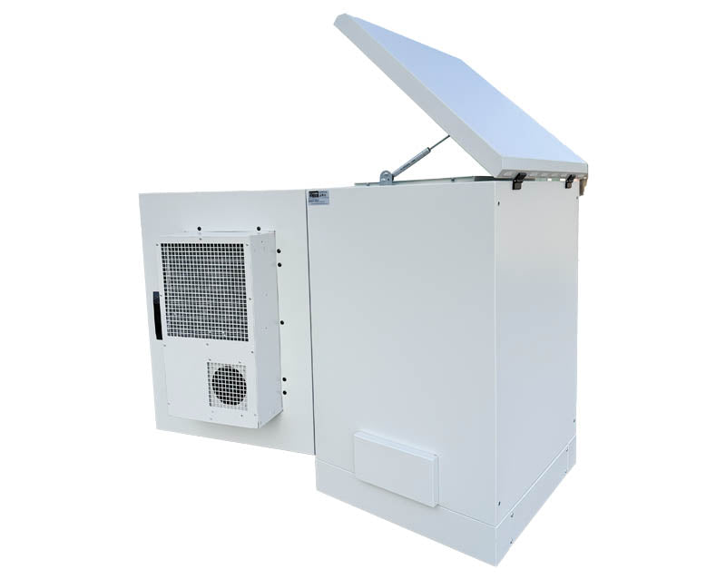 AC unit outdoor network cabinet enclosure, ensuring optimal temperature control and protection.