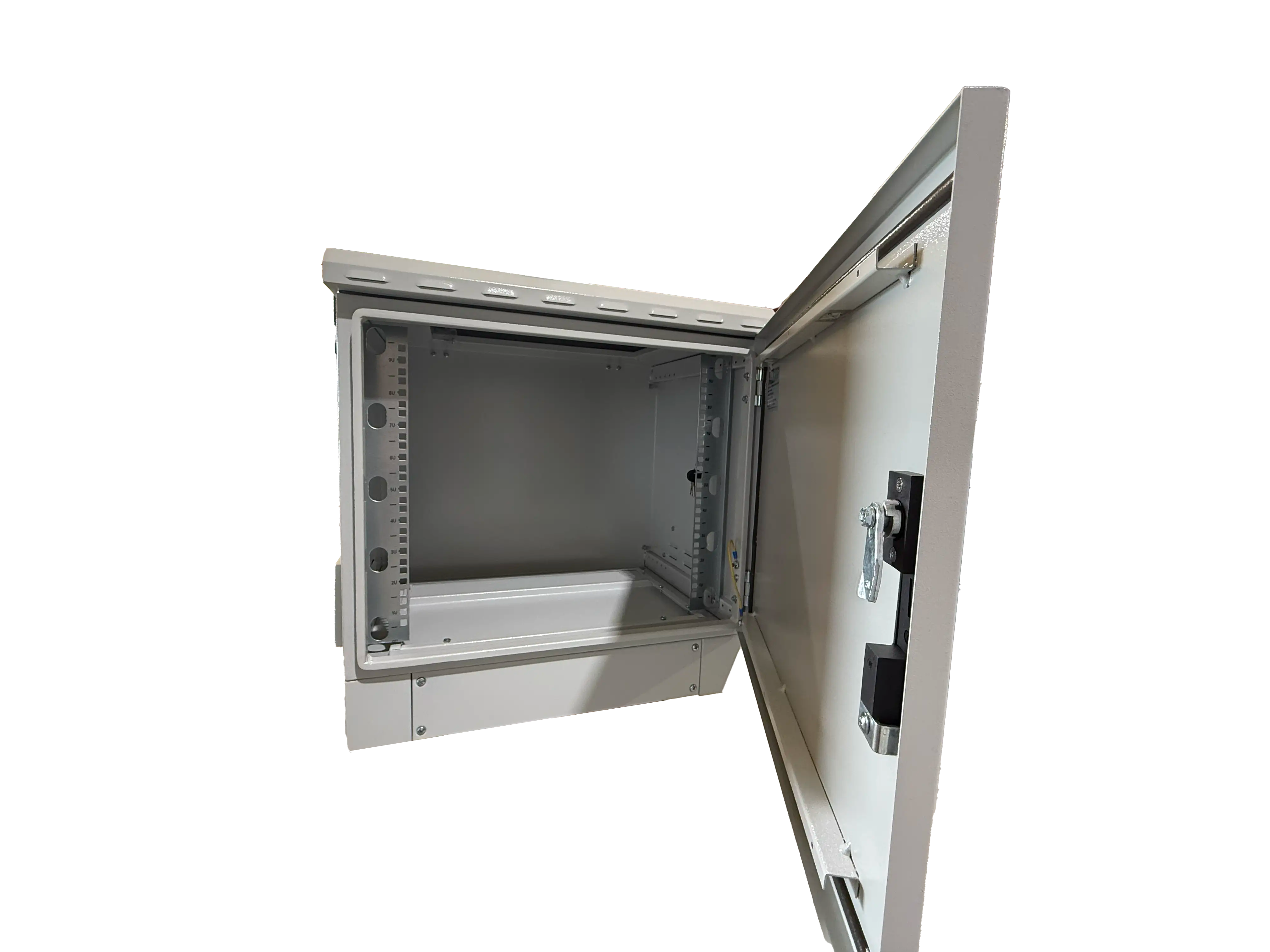 Compact STV HC 9U450 outdoor cabinet ideal for secure and weather-resistant data storage.