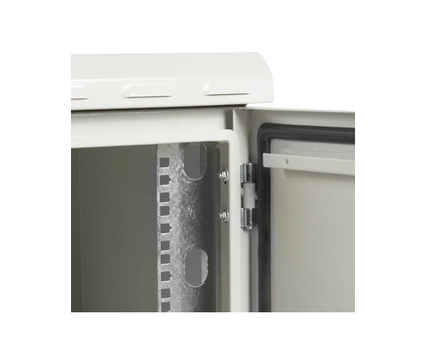 STURDX Essential Series™ 20U IP66 Weatherproof Galvanized Steel Outdoor Network Cabinet | 32" × 32" (800 × 800 mm) | 19-Inch Rack Enclosure
