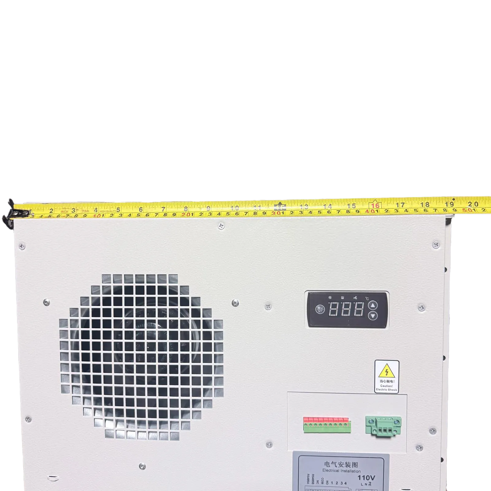Enclosure Air Conditioner - MCA Series Industrial Air Conditioning Unit, Cooler and Heater (optional) for Network Cabinet Enclosures (2000W 110V 60Hz)