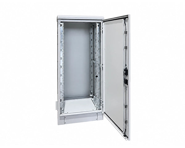 STURDX Essential Series™ 32U IP66 Weatherproof Galvanized Steel Outdoor Network Cabinet | 32" × 39" (800 × 1000 mm) | 19-Inch Rack Enclosure