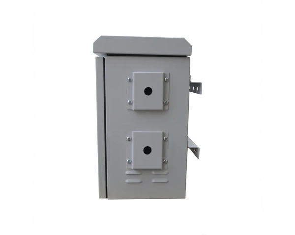 Heavy duty outdoor security cabinet with sealed weatherproof door and gasket