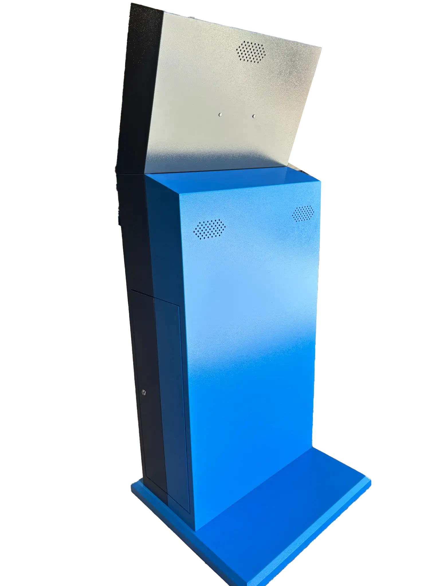 Mobile Industrial Computer Cabinet V1 | Mobile Workstation Cart Holds LCD Monitor & PC, keyboard, mouse| (STV-VATPC21018V1)