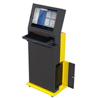 Mobile Industrial Computer Cabinet V1 | Mobile Workstation Cart Holds LCD Monitor & PC, keyboard, mouse| (STV-VATPC21018V1)