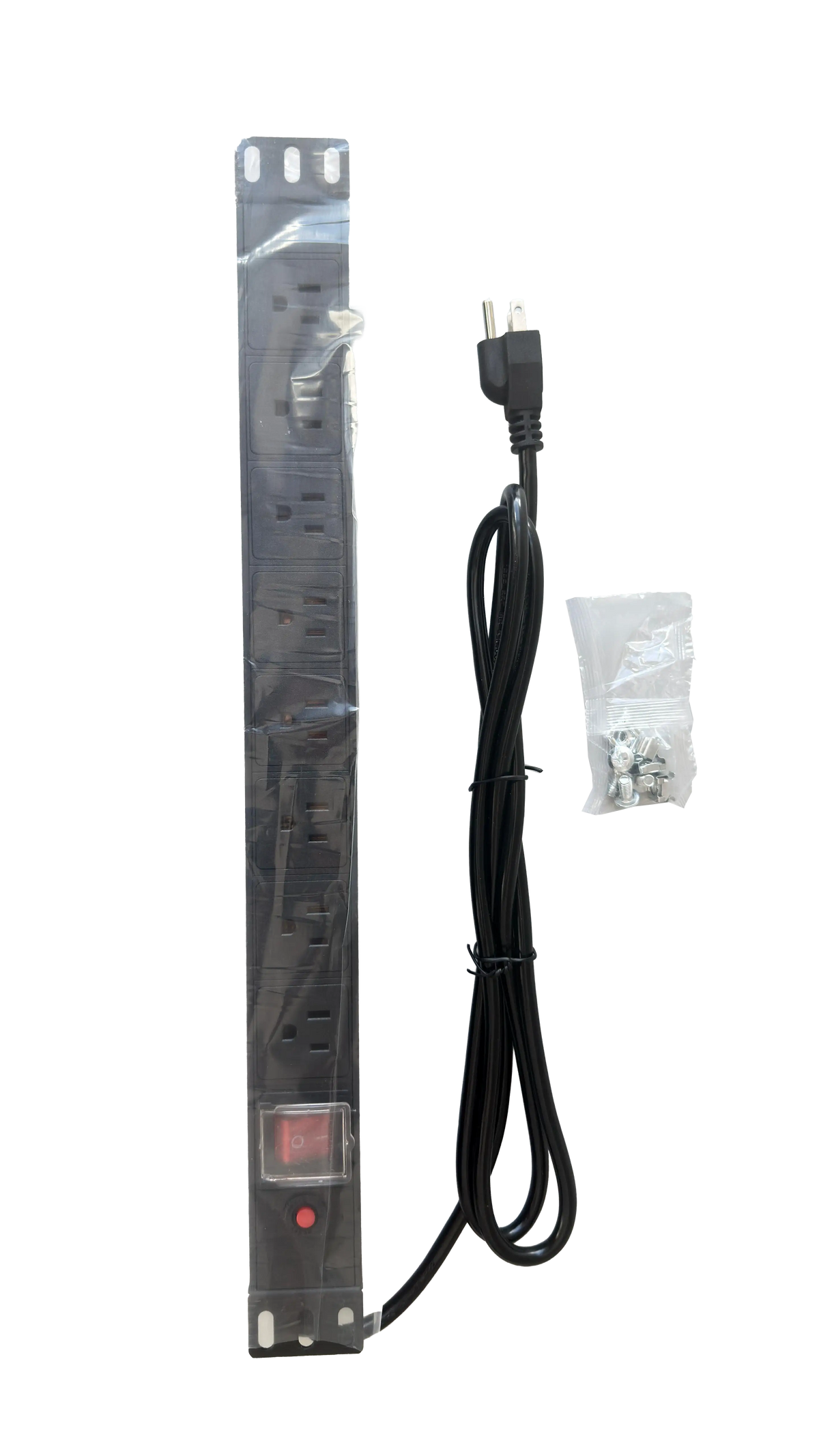 8 Outlet Rackmount PDU for 19-inch systems, providing reliable power supply