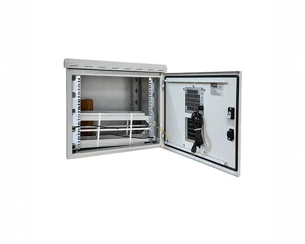 9U600 (24"deep) Outdoor Network Cabinet Enclosure – IP66 Rated Weatherproof for Telecom, Fiber, and Server Equipment | 600mm x 600mm / 24" x 24" Floor, Pole and Wall Mount STV-HC-9U600
