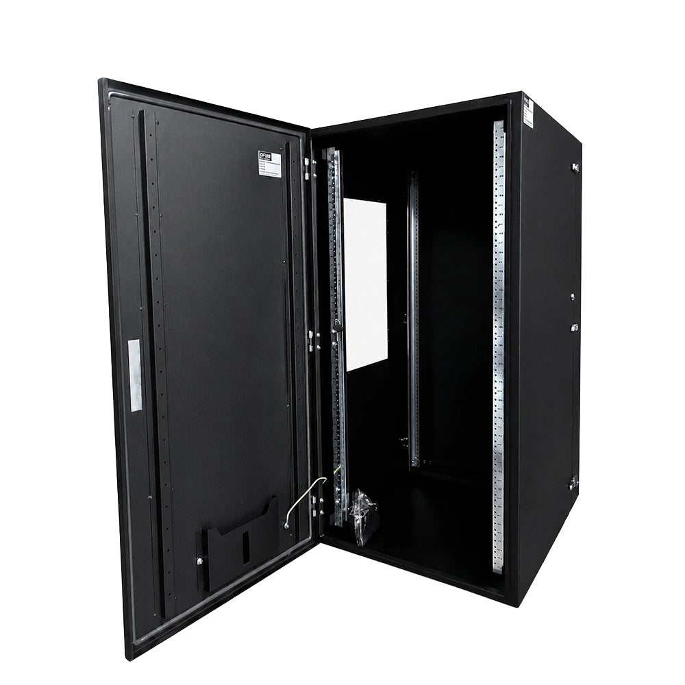 24U 19" IP66 Weatherproof Swing Out Network Enclosure with Air Conditioning