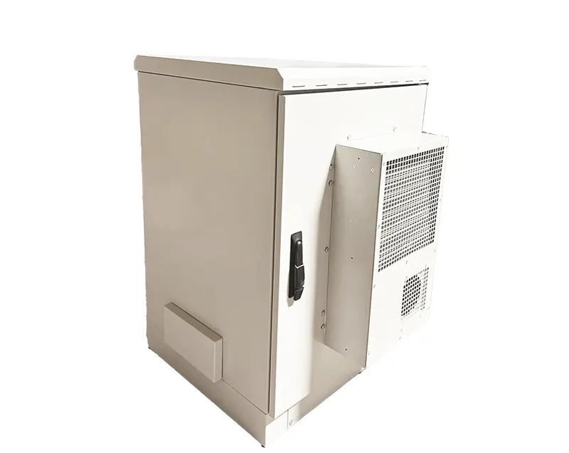 16U Outdoor Weatherproof Network Cabinet Enclosure with A/C, Heater (optional) & Cooler – IP66 Rated for Telecom, Server, and Fiber Optic Equipment