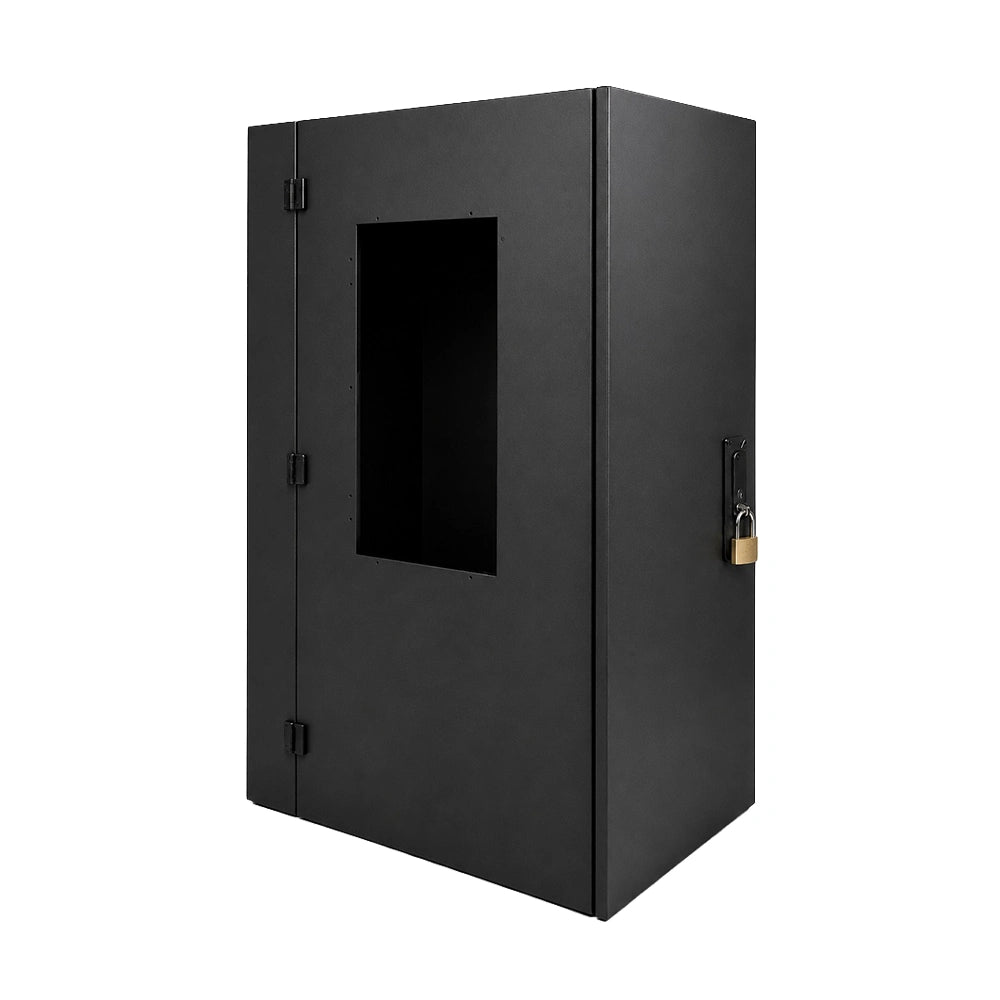 24U 19" IP66 Weatherproof Swing Out Network Enclosure with Air Conditioning