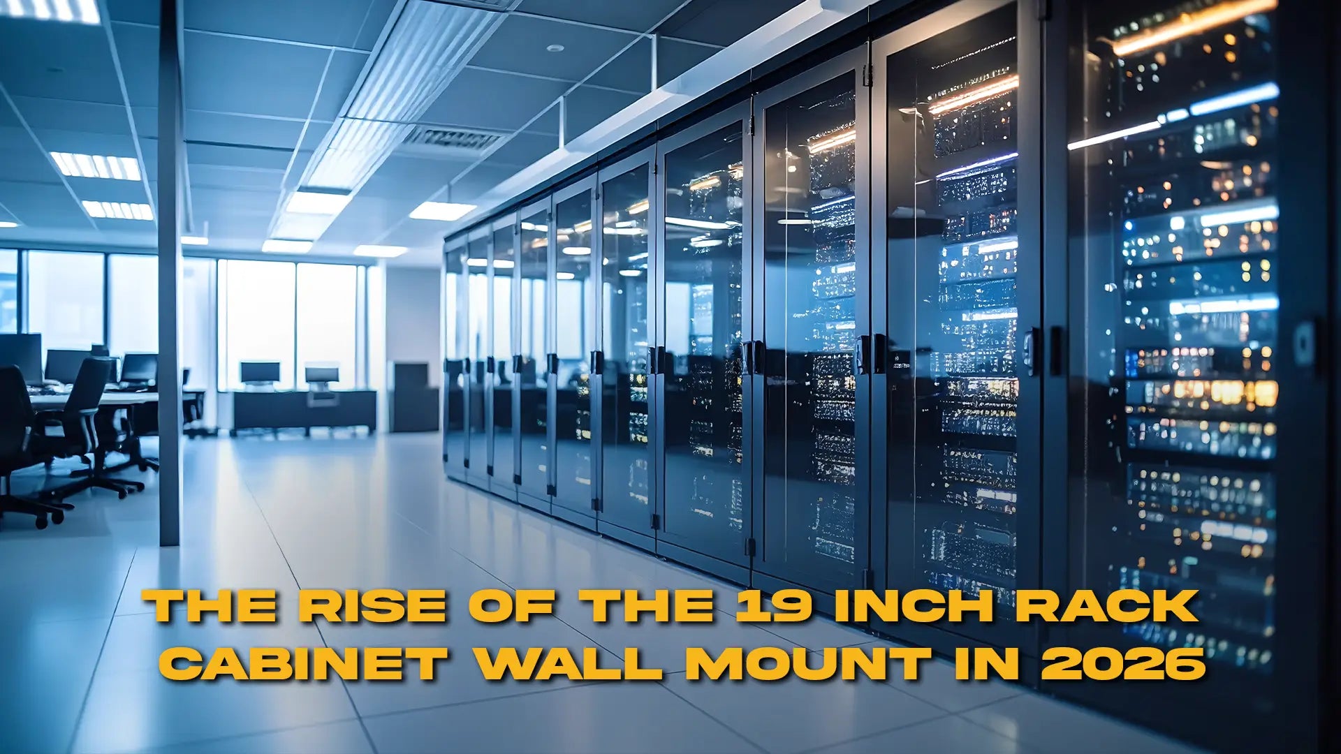 The rise of 19 inch rack cabinet wall mount solutions is shown with modern IT setups.