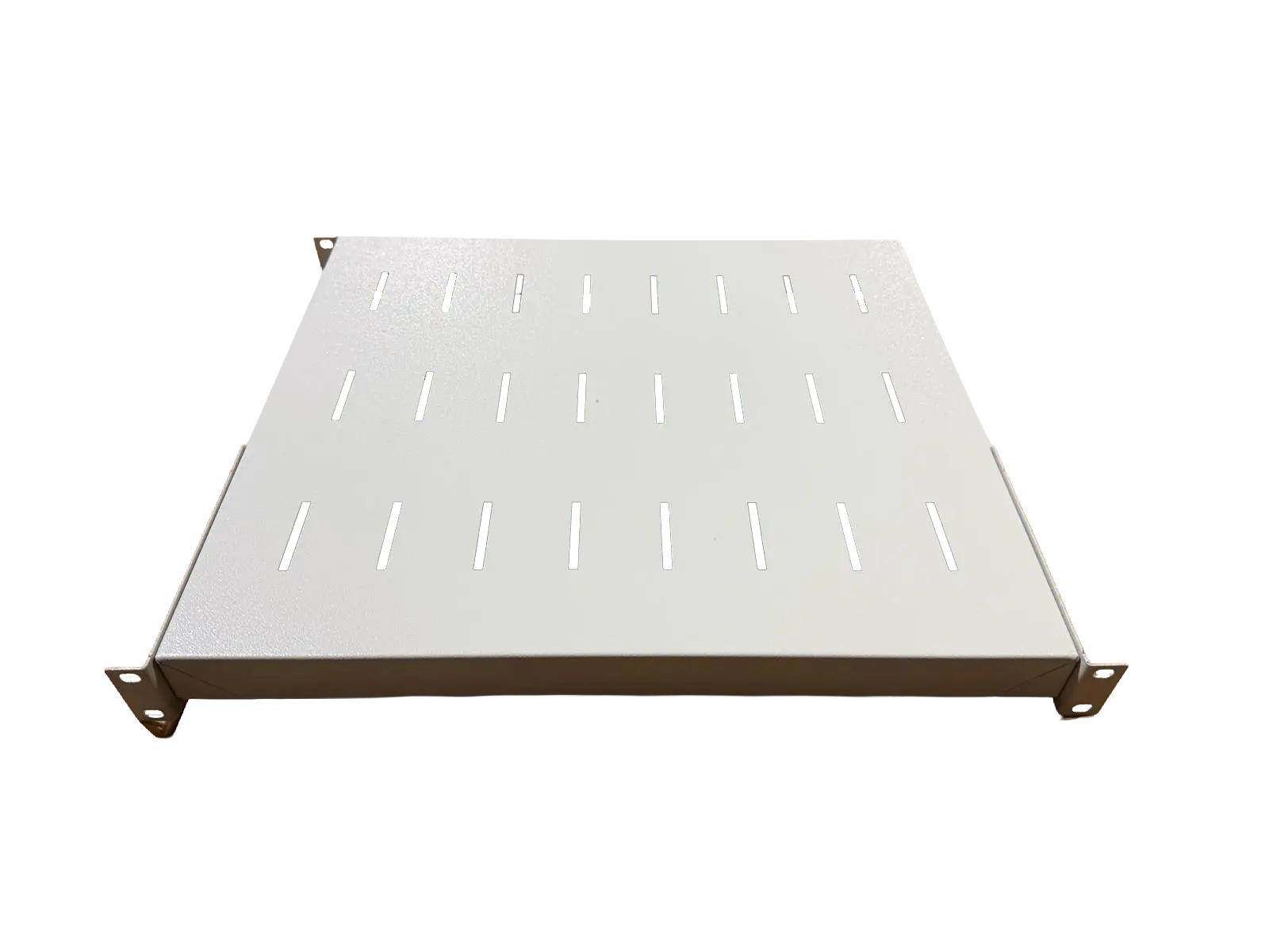 Estante fijo para rack de servidores de 1U - Estante ventilado para montaje en rack para redes de 19 pulgadas, racks de centros de datos y gabinetes para salas de servidores de TI | 400 mm de profundidad