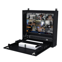 Wall Mount DVR Enclosure & Network Cabinet, Black (STV-DVR BOX-9005)