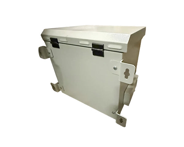 STURDX Outdoor Security Series™ 5U IP66 Weatherproof Galvanized Steel Outdoor Mini Security Cabinet (15" × 16" / 371 × 400 mm)