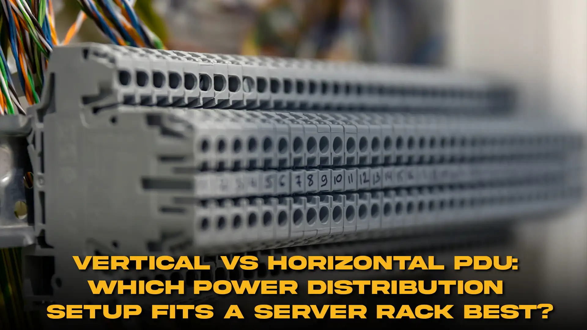 Vertical vs Horizontal PDU: Which Power Distribution Setup Fits a Server Rack Best?