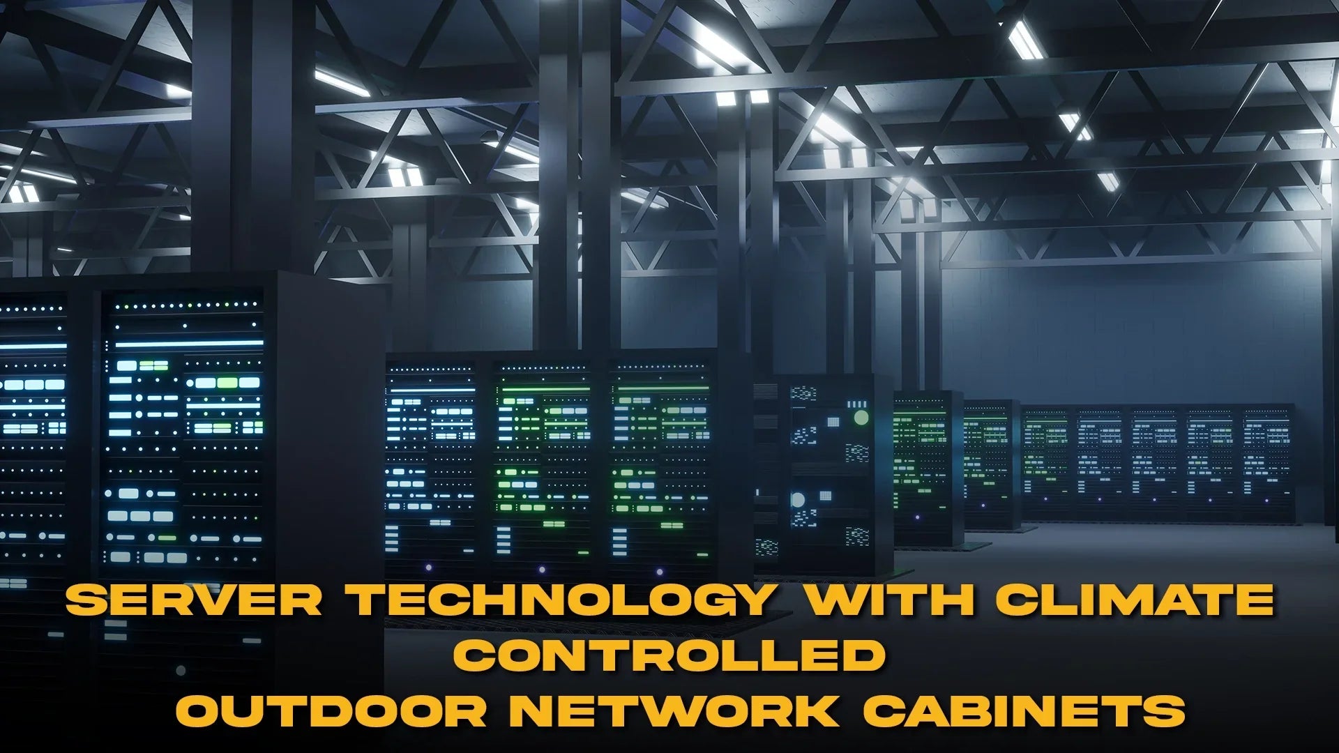 Server Technology with Climate Controlled Outdoor Network Cabinets