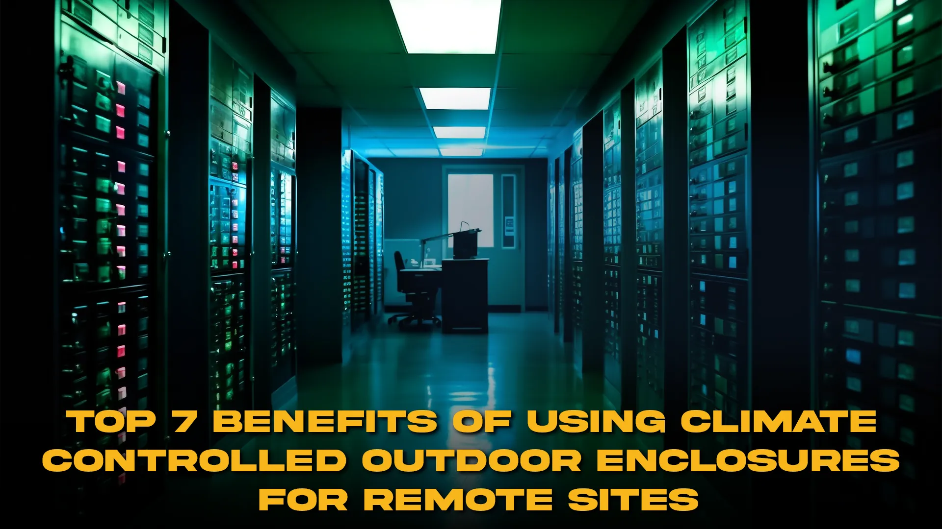Top 7 Benefits of Using Climate Controlled Outdoor Enclosures for Remote Sites