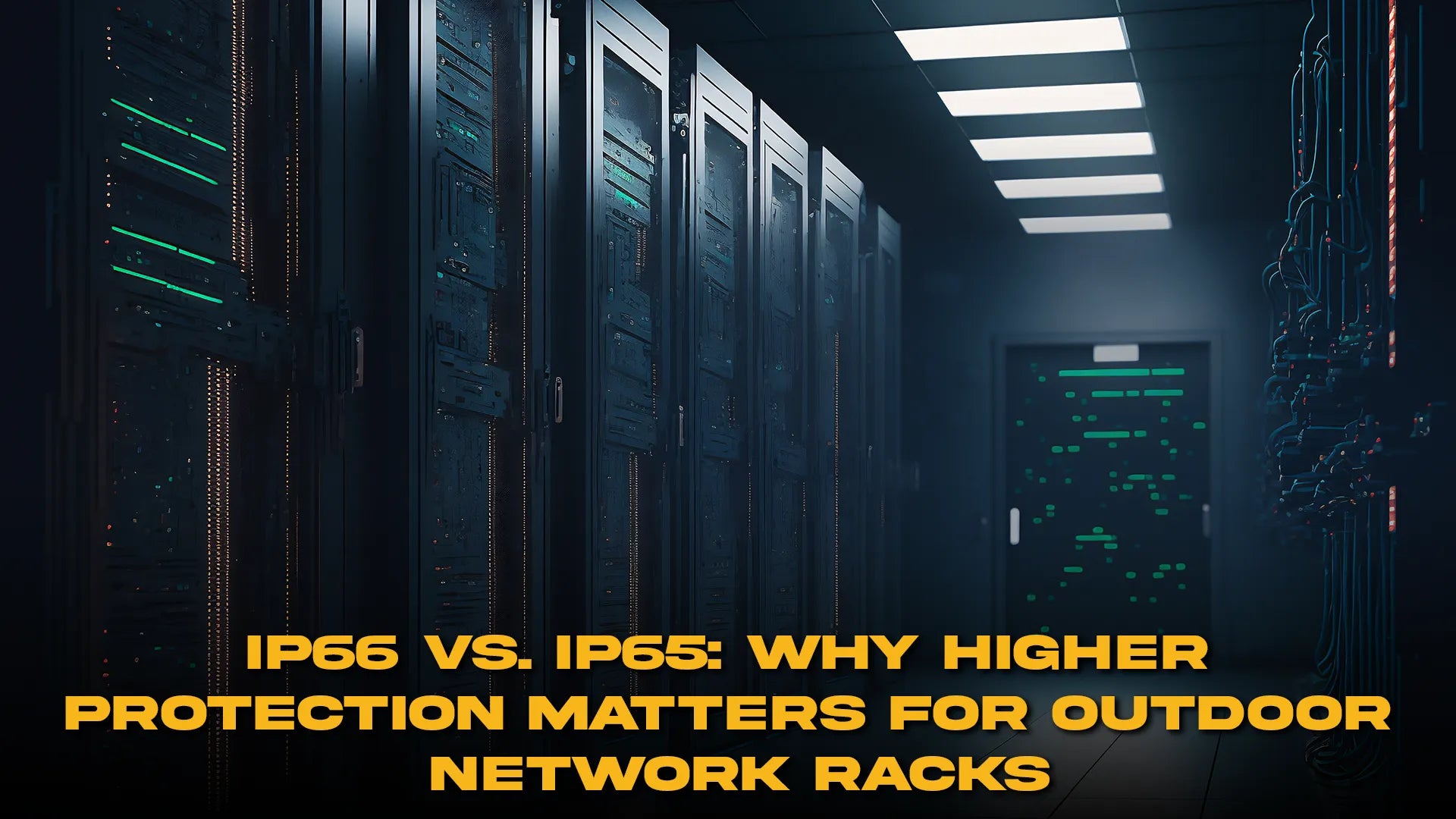 IP66 vs. IP65: Why Higher Protection Matters for Outdoor Network Racks