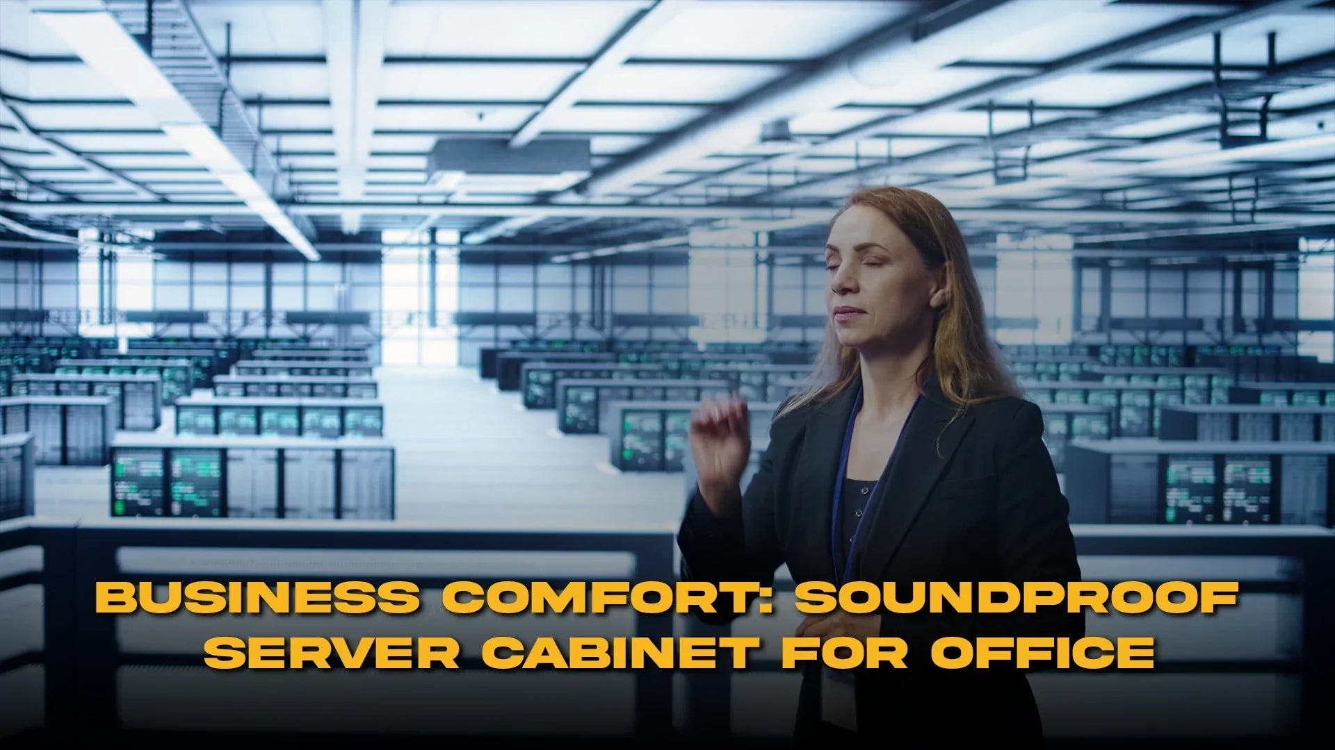 Business Comfort: Soundproof Server Cabinet for Office