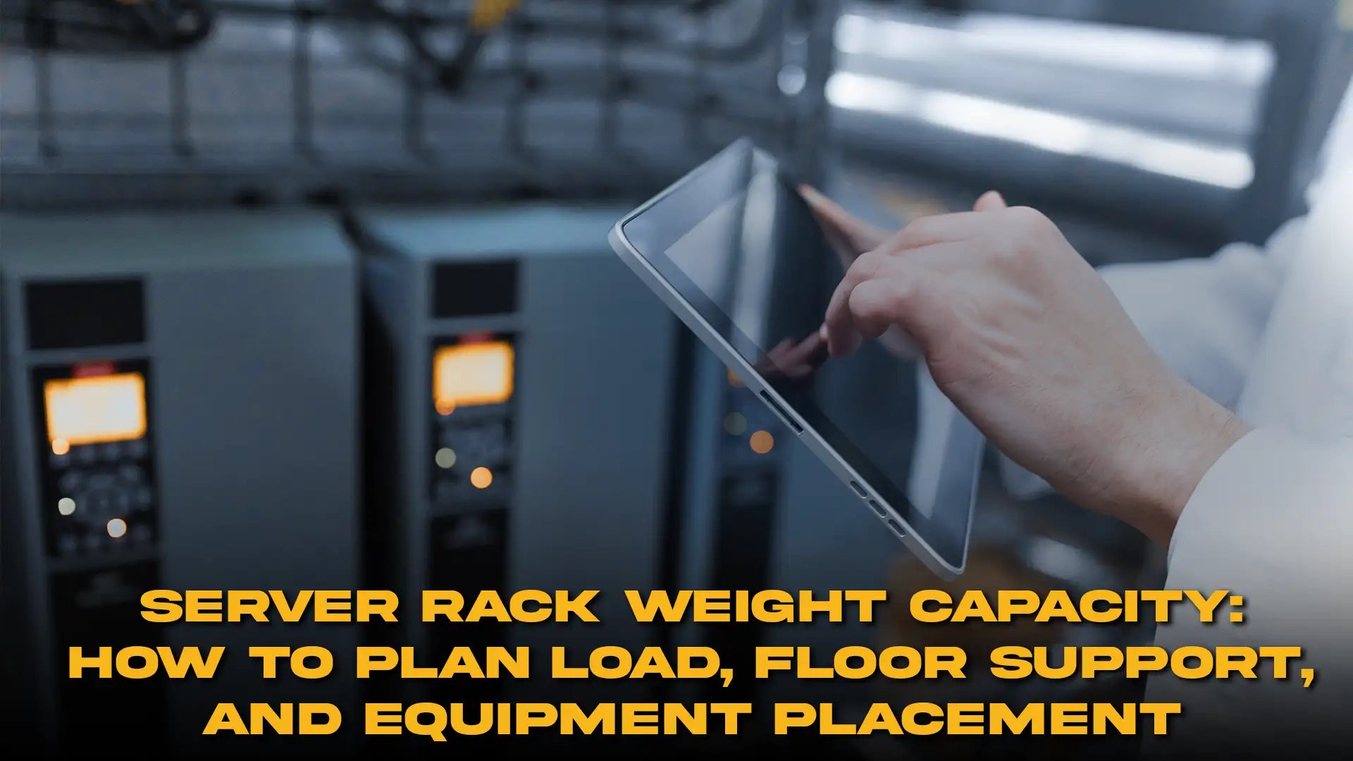 Server Rack Weight Capacity: How to Plan Load, Floor Support, and Equipment Placement