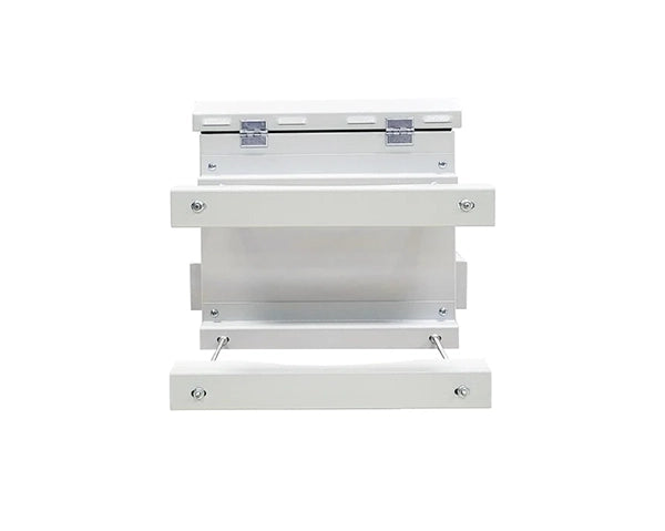 STURDX Outdoor Security Series™ 5U IP66 Weatherproof Galvanized Steel Outdoor Mini Security Cabinet (15" × 16" / 371 × 400 mm)