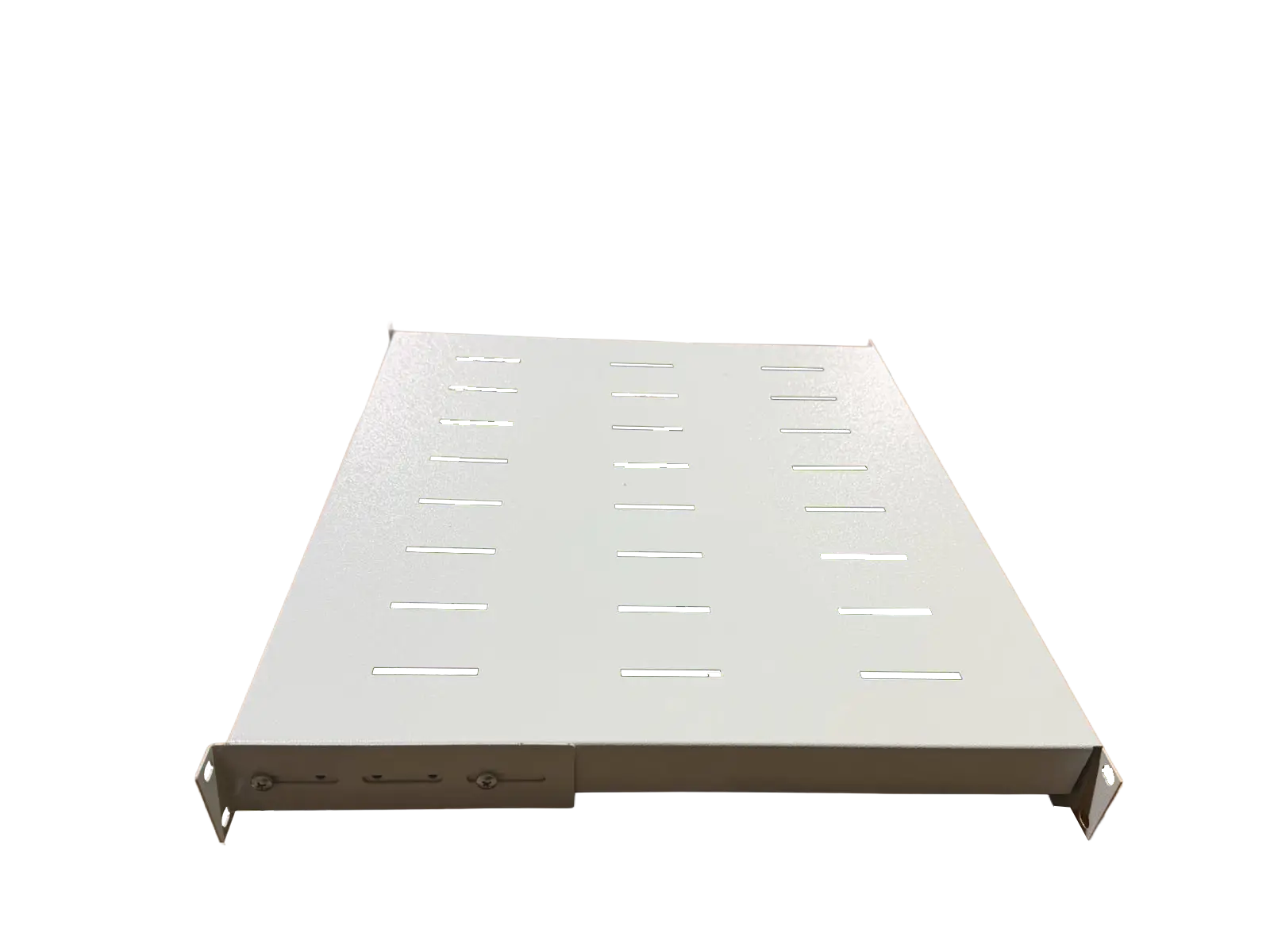 Estante fijo para rack de servidores de 1U - Estante ventilado para montaje en rack para redes de 19 pulgadas, racks de centros de datos y gabinetes para salas de servidores de TI | 400 mm de profundidad