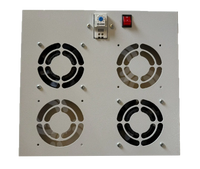 2-Fan Module for 24" Deep Outdoor Network Cabinets with Quiet Airflow Control
