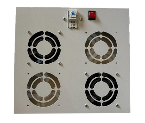 2-Fan Module for 24" Deep Outdoor Network Cabinets with Quiet Airflow Control