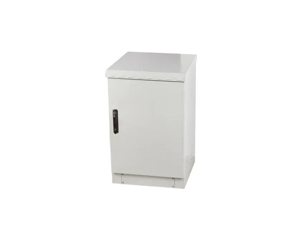 STURDX Essential Series™ 20U IP66 Weatherproof Galvanized Steel Outdoor Network Cabinet | 24" × 32" (600 × 800 mm) | 19-Inch Rack Enclosure