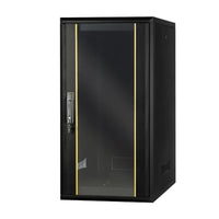 24U Floor Standing Server Rack Cabinet - 600x1000 -  Lock Front Glass
