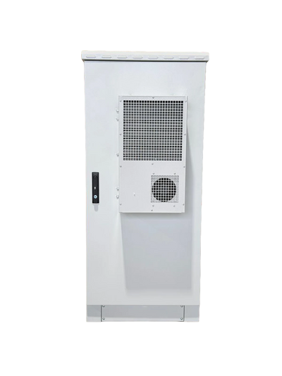 32U Outdoor Weatherproof Network Cabinet Enclosure with 600W (~2130 BTU) Air Conditioning Unit (Cooling only)