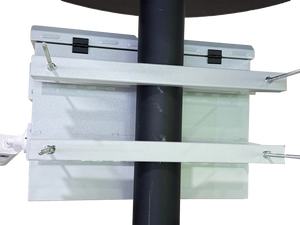 Pole Mount Brackets for 7U250 Outdoor Cabinet
