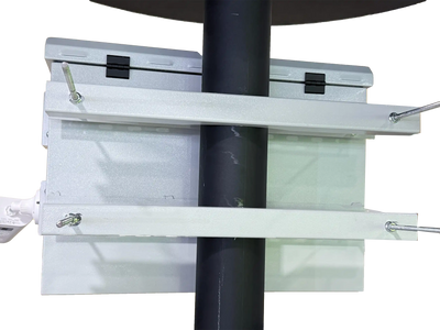 Pole Mount Brackets for 7U250 Outdoor Cabinet