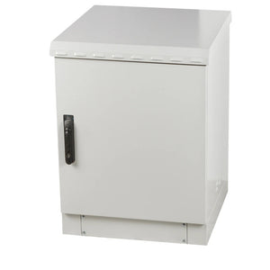 9U600 (24"deep) Outdoor Network Cabinet Enclosure – IP66 Rated Weatherproof for Telecom, Fiber, and Server Equipment | 600mm x 600mm / 24" x 24" Floor, Pole and Wall Mount STV-HC-9U600