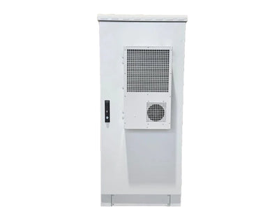 32U 32"x39" Outdoor Weatherproof Network Cabinet Enclosure with 2000W (~2130 BTU) Air Conditioning Unit Cooler, Heater and Dehumidifier, Remote Access