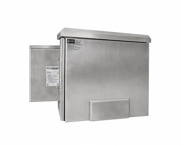 9U600 (24"deep) Outdoor Network Cabinet Enclosure – IP66 Weatherproof Stainless Steel Outdoor | 600mm x 600mm / 24" x 24" Floor, Pole and Wall Mount STV-HC-9U600 (Kopya)