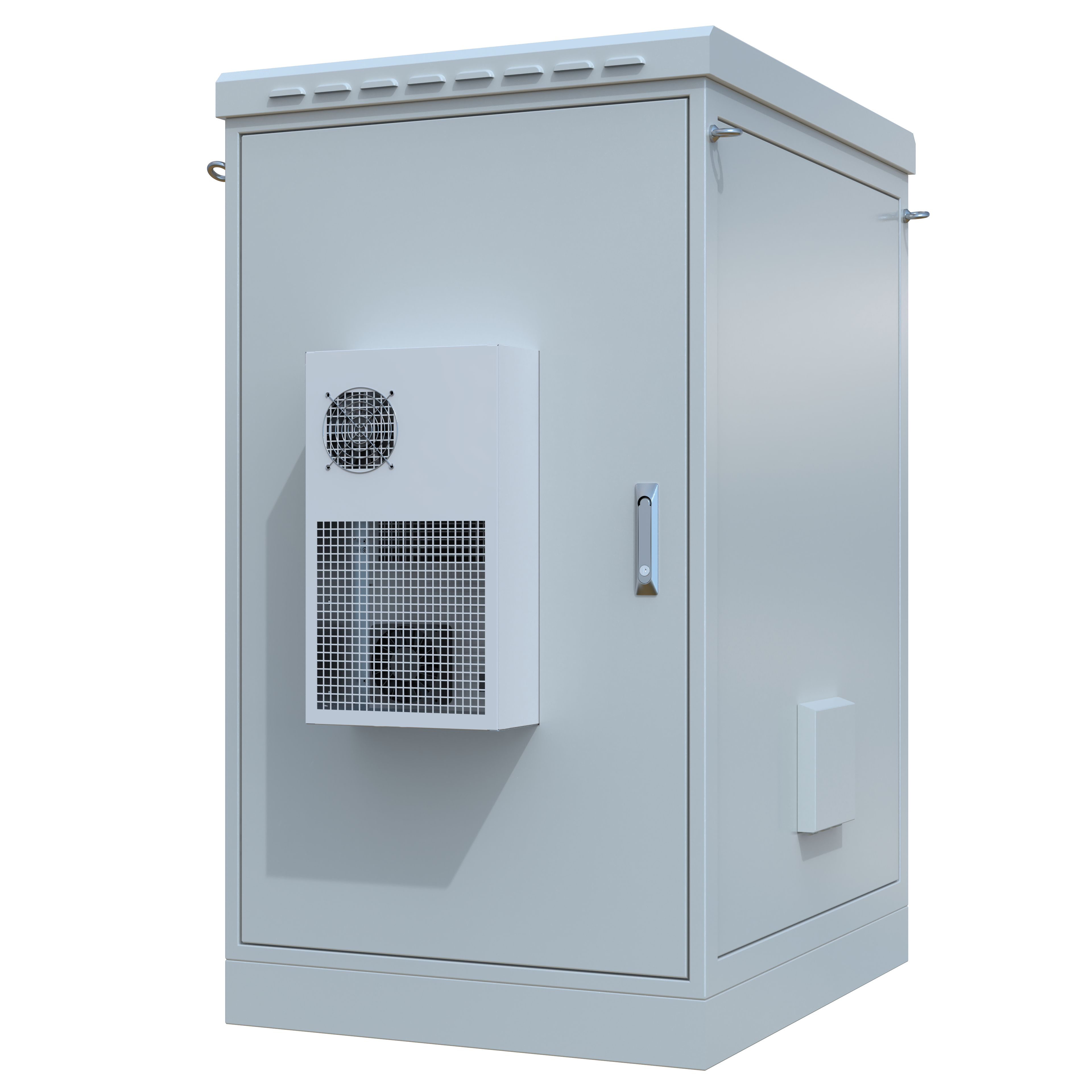 STURDX Climate Series™ 26U IP66 Weatherproof Galvanized Steel Outdoor Network Cabinet with Air Conditioner | 32" × 40" (800 × 1000 mm) | 19-Inch Rack Enclosure