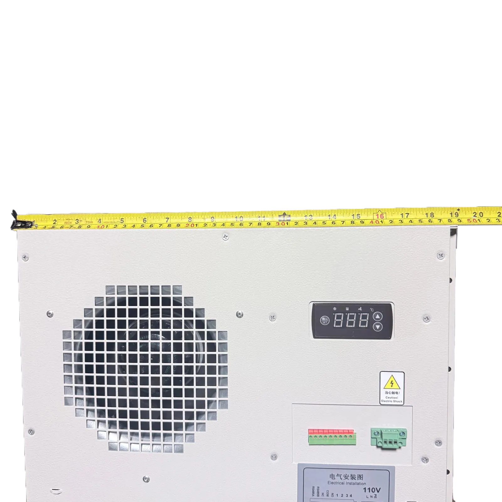 Enclosure Air Conditioner - MCA Series Industrial Air Conditioning Unit, Cooler and Heater (optional) for Network Cabinet Enclosures (2000W 110V 60Hz)