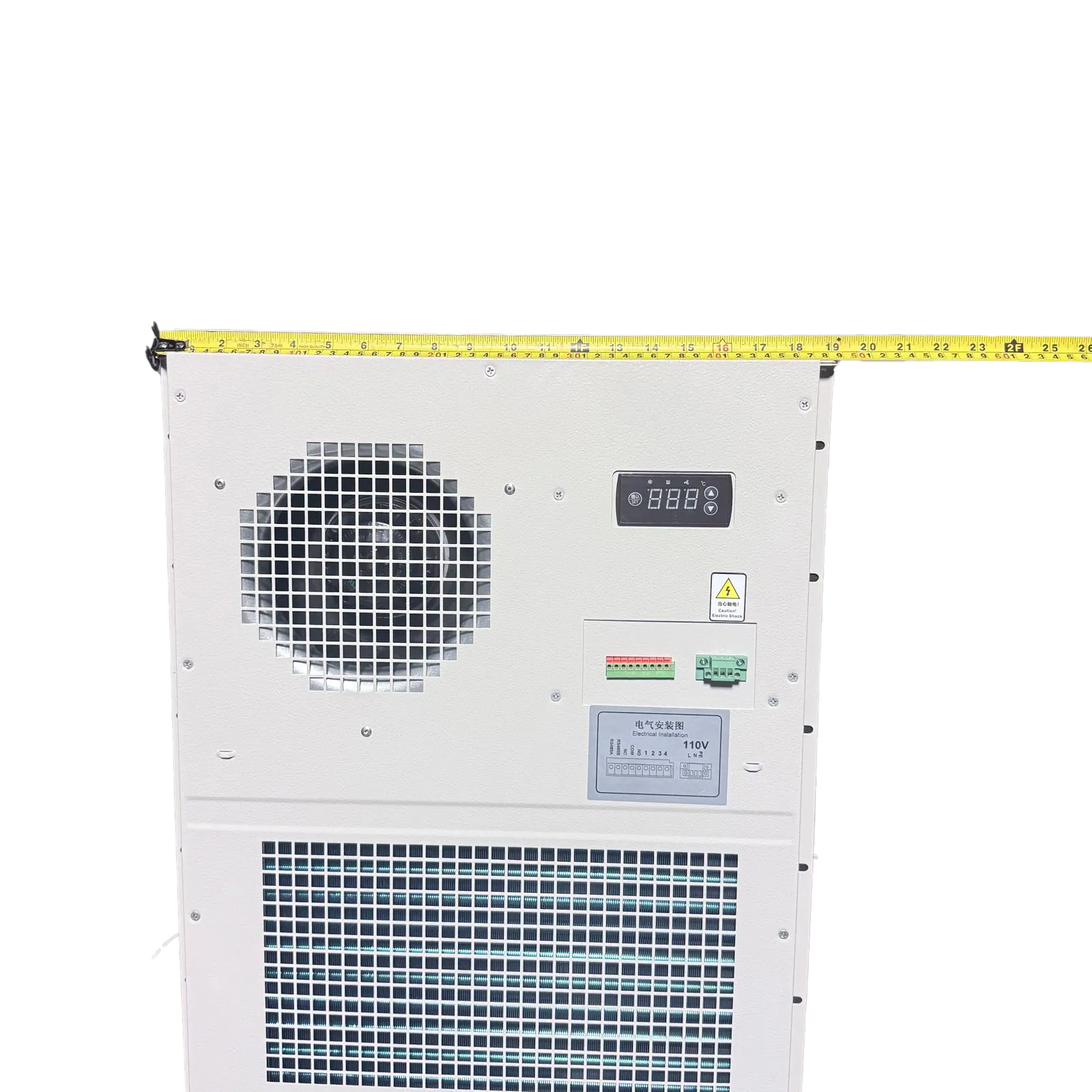 Enclosure Air Conditioner - MCA Series Industrial Air Conditioning Unit, Cooler and Heater (optional) for Network Cabinet Enclosures (2000W 110V 60Hz)