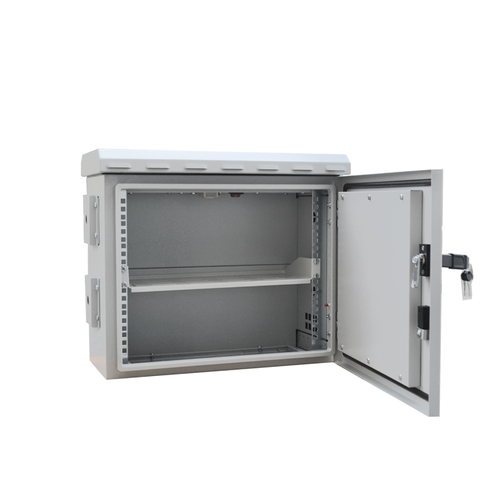 7U250 Weatherproof Cabinet for Security Camera Systems
