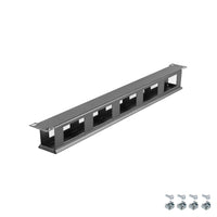 1U Metal Horizontal Duct Cable Management Panel for Server Racks